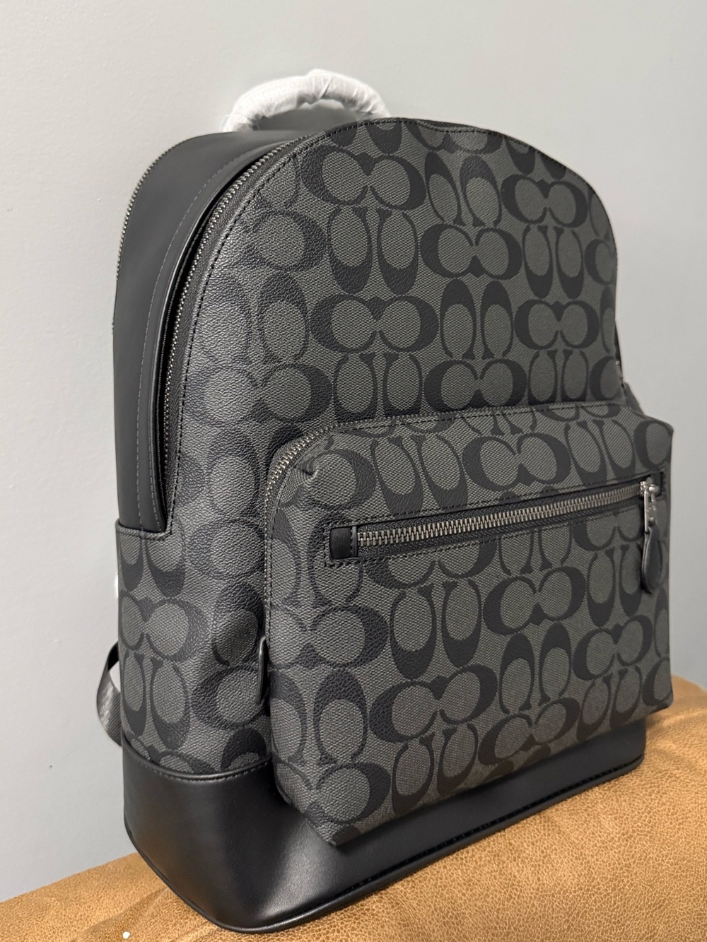 West Backpack In Signature Canvas - Picture 2 of 7